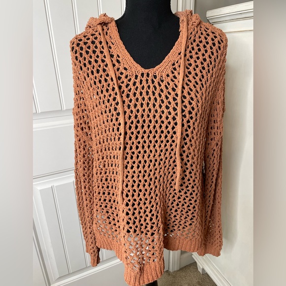 Nicole Miller Sweaters - Artelier Nicole Miller Loose Knot Hoodie Sweater